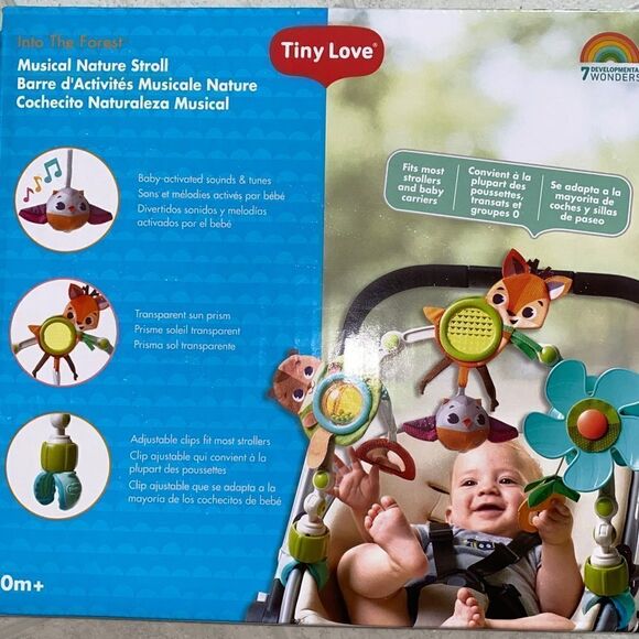 TINY LOVE MUSICAL NATURE STROLL STROLLER ARCH INTO THE FOREST STROLLERS-CAR SEAT - Picture 2 of 2